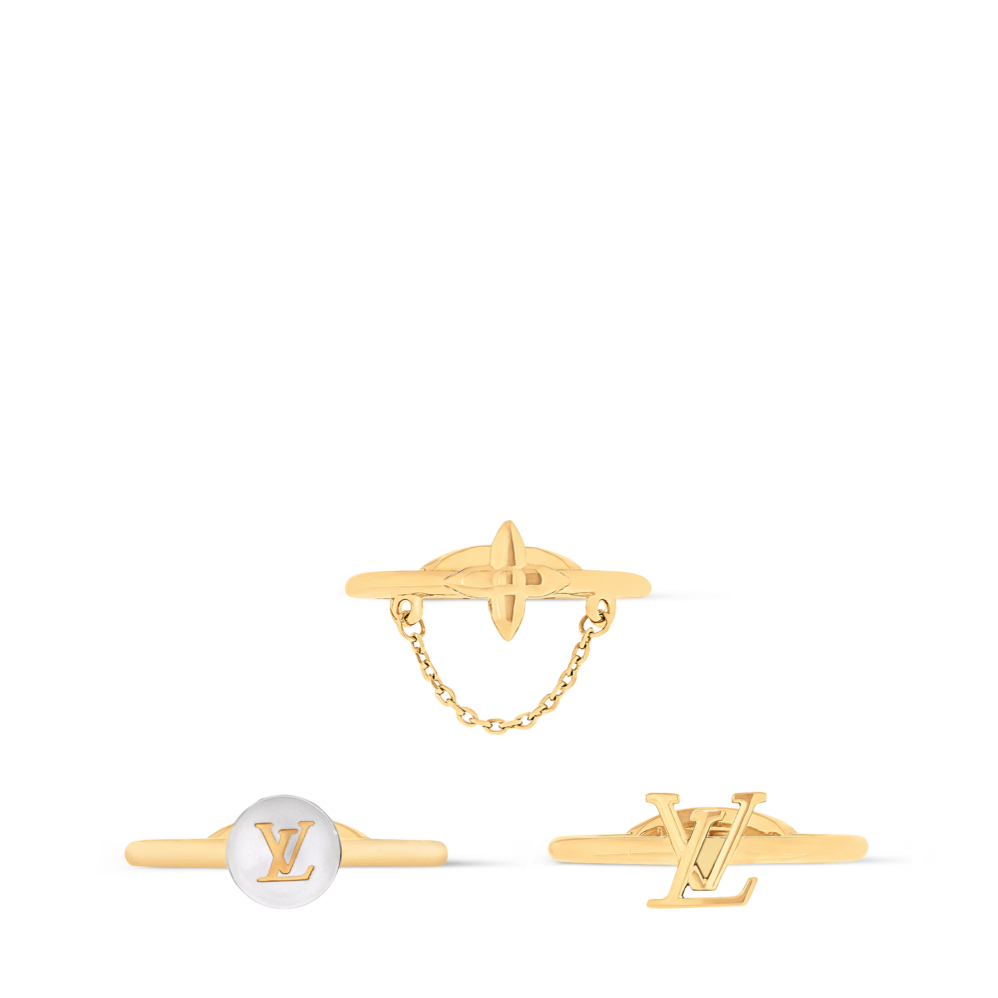 Louis Vuitton バーグ・ブルーミング リング Blooming Pearls Ring Set S00 - Fashion Jewelry | LOUIS VUITTON